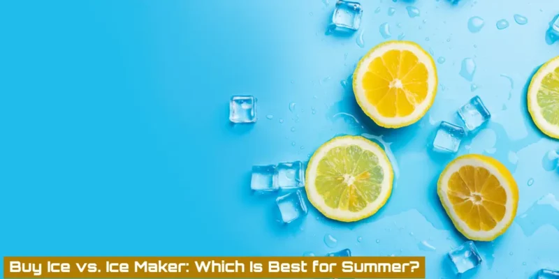 Buying Ice vs. Ice Maker? Compare Your Best Summer Options